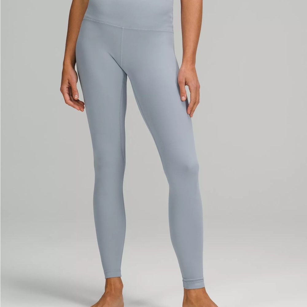Lululemon Align High Rise Pant 28” Chambray Blue Size 8